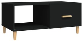 vidaXL Τραπεζάκι Σαλονιού Μαύρο 89,5x50x40 εκ. από Επεξεργασμένο Ξύλο