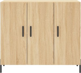 vidaXL Ντουλάπι Sonoma δρυς 90x34x80 εκ. Επεξεργασμένο Ξύλο