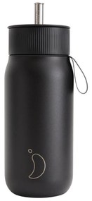 Ποτήρι Θερμός 2 σε 1 Series 2 Switch Chilly's με καλαμάκι, χωρητικότητα 750ml - Abyss Black