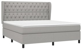 ΚΡΕΒΑΤΙ BOXSPRING ΜΕ ΣΤΡΩΜΑ ΑΝ. ΠΡΑΣΙΝΟ 160X200ΕΚ ΥΦΑΣΜΑΤΙΝΟ 3128213