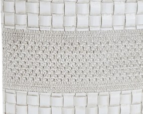 Βάζο DKD Home Decor Λευκό Ρητίνη Σύγχρονη (30 x 10 x 45 cm)