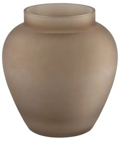 Βάζο Γυάλινο Καφέ Σατέν Φ22cm Asindro 421208 Eglo 421208