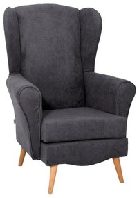 Πολυθρόνα Classic 24 Fylliana Σκούρο Γκρί 80x80x114 εκ. 80x80x114 εκ.