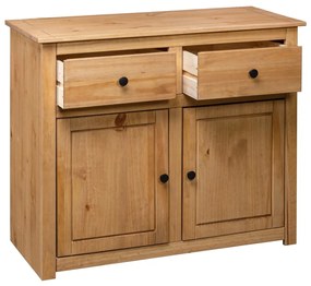 vidaXL Μπουφές 93 x 40 x 80 εκ. από Μασίφ Ξύλο Πεύκου Σειρά Panama