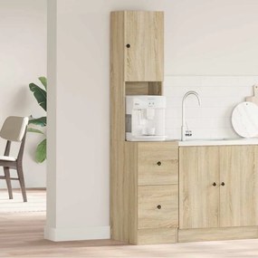 vidaXL Ντουλάπι Κουζίνας Σοναμά 35x50x180 εκ Μοριοσανίδα