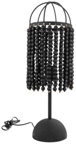 Φωτιστικό Επιτραπέζιο Μεταλλικό-Bamboo Μαύρο 19x19x33/61εκ. Zen Collection 25.16.51597