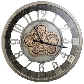 Ρολόι Τοίχου Χρυσό Αντικέ Φ46cm Kenema 425533 Eglo 425533