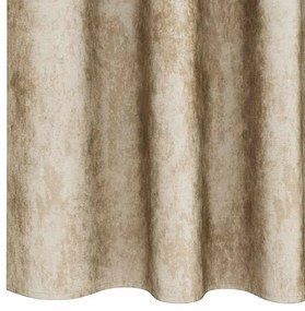 vidaXL Κουρτίνα με κουρτίνες 2 pcs Κρεμ 175 x 140 εκ. Βελούδο