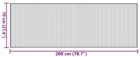 ΧΑΛΙ ΟΡΘΟΓΩΝΙΟ ΚΑΦΕ 70 X 200 ΕΚ. ΜΠΑΜΠΟΥ 376872