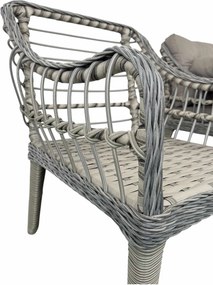 Σετ Κήπου Κρεμ DREA 120x56x78
