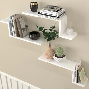 Wall Shelf Lowa - White White