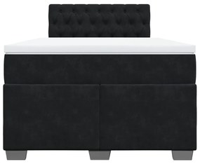 ΚΡΕΒΑΤΙ BOXSPRING ΜΕ ΣΤΡΩΜΑ ΜΑΥΡΟ 120 X 200 ΕΚ. ΒΕΛΟΥΔΙΝΟ 3288590