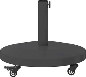vidaXL Βάση ομπρέλας Σκούρο Γκρι 48 x 48 x 32 εκ.