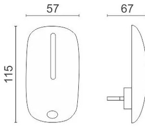 Φωτιστικό νυκτός LED 5909