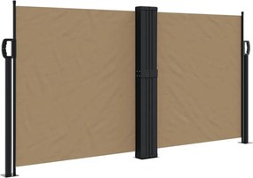 vidaXL Σκίαστρο Πλαϊνό Συρόμενο Taupe 120 x 600 εκ.