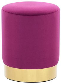 Σκαμπό Μοβ / Χρυσό Βελούδινο 28 x 36 cm