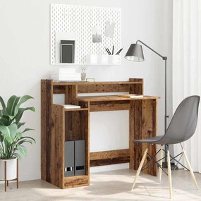 vidaXL Γραφείο Παλιό ξύλο Επεξεργασμένο Ξύλο 97 x 45 x 90 εκ.