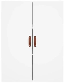 vidaXL Ντουλάπι Λευκό 69,5x34x180 εκ. από Επεξεργασμένο Ξύλο