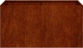 vidaXL Γλάστρα Κήπου Σκ rusty 80 x 40 x 40 cm
