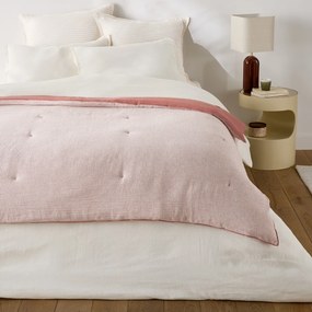 Κάλυμμα κρεβατιού 2 όψεων από βαμβάκι και λινό