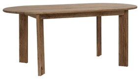 Τραπέζι Τραπεζαρίας Bhopal Fylliana Golden Brown 180x90x76 εκ.