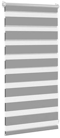 vidaXL Σύστημα Σκίασης Ρόλερ Zebra Γκρι 40 x 100 εκ.