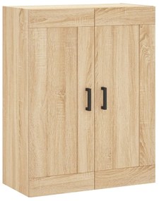 vidaXL Ντουλάπι Sonoma δρυς 69,5 x 34 x 180 εκ. από Επεξεργασμένο Ξύλο
