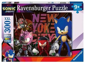 Παζλ Sonic Prime New Yoke City XXL 13384 300τμχ 49x36cm 9 Ετών+ Multicolor Ravensburger