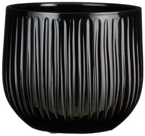 Κασπώ Pablo 1680-8 Ribble 25x25x20cm Black Supergreens Κεραμικό