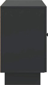vidaXL Πλαϊνό γραφείο Μαύρο 89 x 34,5 x 60 εκ. Επεξεργασμένο Ξύλο