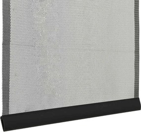 vidaXL Σήτα Πόρτας Κουρτίνα Μαύρη 100x220 εκ. από Πολυεστέρα