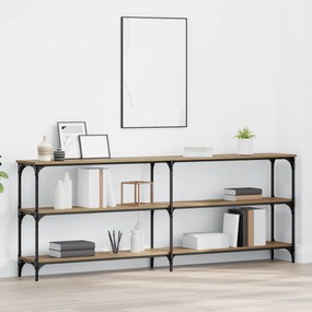 vidaXL Τραπέζι Κονσόλας Ξύλο Δρυός 200x29x75 εκ. Σχεδιασμένο Ξύλο