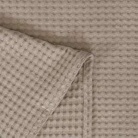 Κουβέρτα Πικέ Μονή (170x240) Naf-Naf Waffle Beige