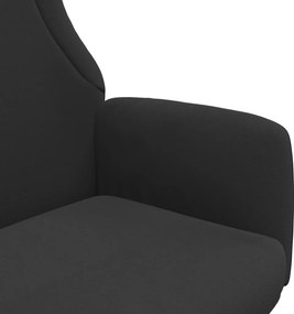 vidaXL Πολυθρόνα Relax Μαύρη Υφασμάτινη