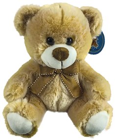 Λούτρινο Αρκουδάκι Με Φιόγκο 19εκ. Toy Markt 79-407