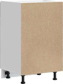 vidaXL ντουλάπι βάσης κουζίνας Porto Λευκό Υψηλής στιλπνότητας