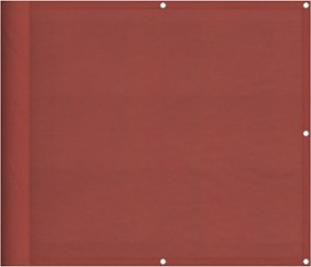 vidaXL Σήτα Μπαλκονιού Τερακότα 90x700 εκ. 100% Πολυεστέρας Oxford