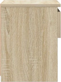 vidaXL Κομοδίνα 2 τεμ. Sonoma Δρυς 40 x 30 x 39 εκ. από Επεξ. Ξύλο