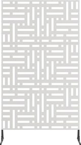 vidaXL Οθόνη Ιδιωτικότητας Γκρι 100 x 50 x 180 εκ. Ατσάλι