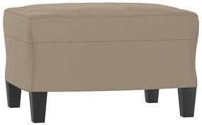 Υποπόδιο Taupe 60 x 50 x 41 εκ. από Ύφασμα Μικροϊνών 349341