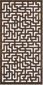 Intra απο ξύλο plywood 3mm-4mm πάχος - Γεωμετρικό σχέδιο MDF Jali Δίασταση 30x30 cm Intraeaxys-joe3w876