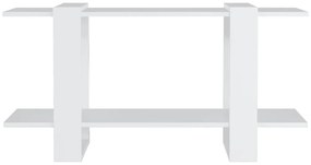 vidaXL Βιβλιοθήκη Ραφιέρα Λευκή 100 x 30 x 51 εκ. Επεξεργασμένο Ξύλο