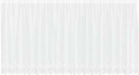 vidaXL Κουρτίνα Δαντέλας με κουρτίνες Λευκό 160 x 500 cm Πολυεστέρας