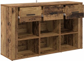 vidaXL Πλαϊνό γραφείο Παλιό Ξύλο 100 x 30 x 59,5 εκ Επεξεργασμένο Ξύλο