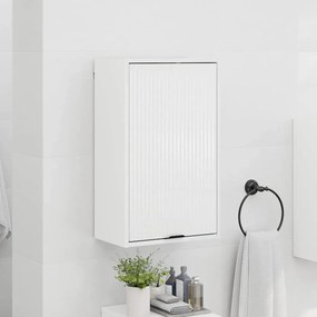 vidaXL Ντουλάπι Μπάνιου Υψηλής γυαλάδας λευκό 39 x 23,5 x 65 εκ.