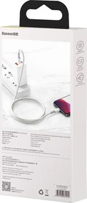 USB-C to Lightning Baseus High Density Braided Cable, 20W, PD, 2m (white)