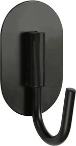 Αυτοκόλλητο άγκιστρο Υ7,58x4,42x4εκ. μαύρο