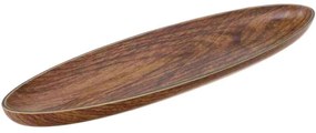 Πιατέλα Οβάλ 10214 29x9x2cm Brown Evelin Polystyrene
