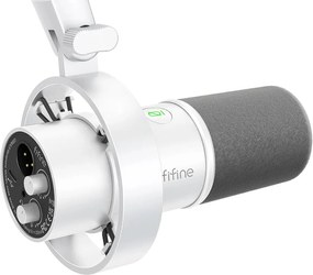 Δυναμικό μικρόφωνο Fifine K688W (λευκό)