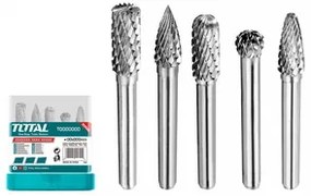 TOTAL TAKC0651 Σετ Φρέζες HSS Καρβιδίου 6mm 5ΤΕΜ